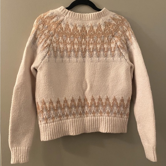 Club Monaco Tumblinah Fair Isle Sweater Medium - Picture 5 of 6
